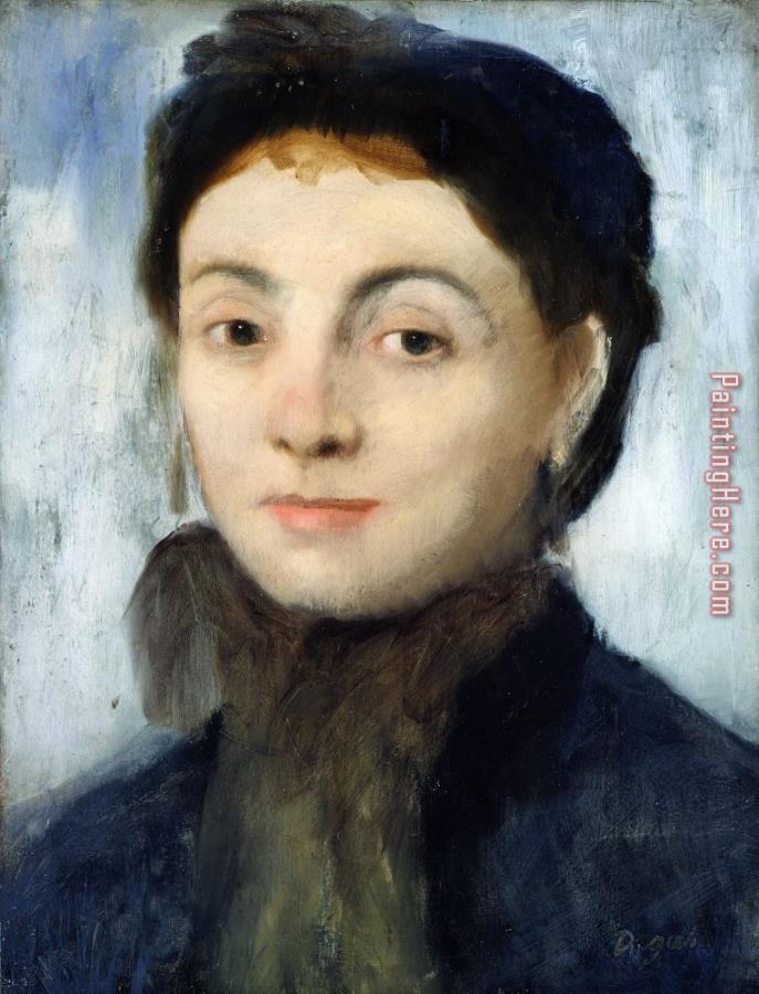 Edgar Degas Portrait of Josephine Gaujelin